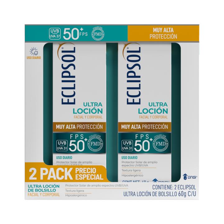 Eclipsol Ultra Duopack Loción Fps50+ 60 G