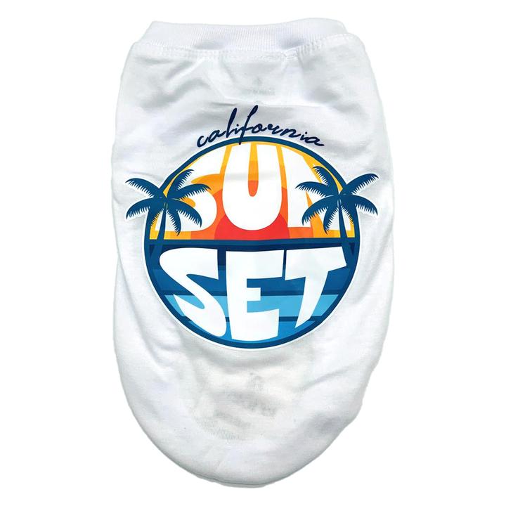 Camiseta Blanca Sun Set Camiseta Sun Set Blanco 12 Cj
