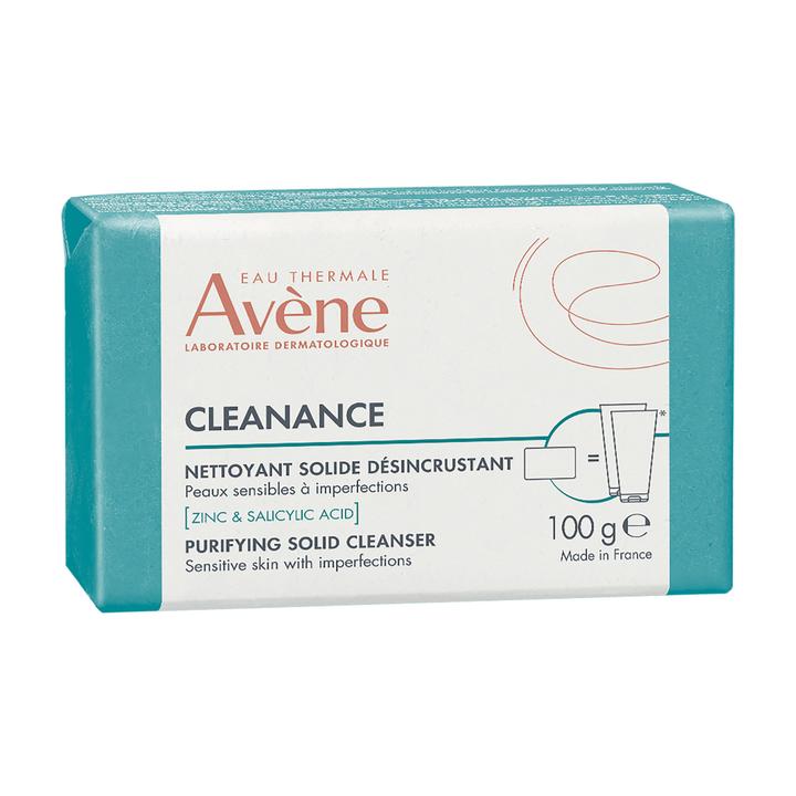 Barra Limpiadora Avene Cleanance Para Piel Grasa Y Acnéica 100 G
