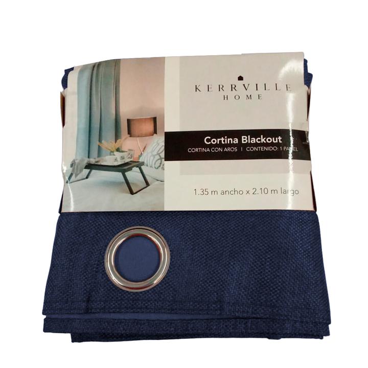 Cortina Blackout Gold Azul Marino 1.35 X 2.10 Mts 1 Pz