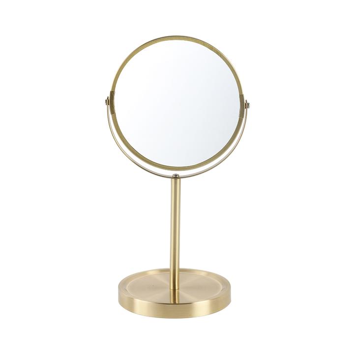 Baño Acc Espejo Dorado Giratorio 1x/2x 1 Pz