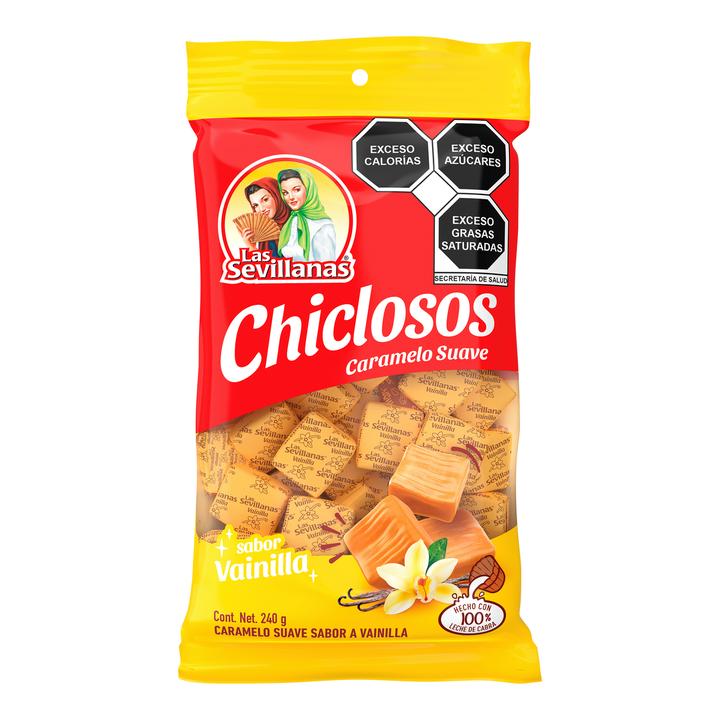 Chiclosos Sabor Vainilla 240g Caramelo Suave Sab 240 Gr