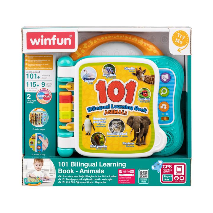 101 Bilingual Learning Book - Animals 1 Pz