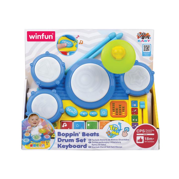Boppin' Beats Drum Set Keyboard 1 Pz