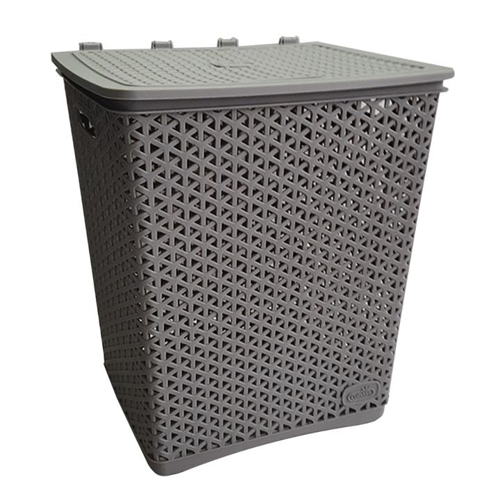Cesto De Ropa Gris 55l 49cm X 43cm X 36cm 1 Pz
