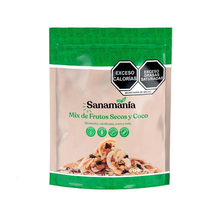 Sanamania Mix Frutos Secos Y Coco 70 G