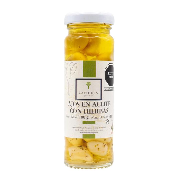Ajo En Vinagre Con Hierbas 100 Gr
