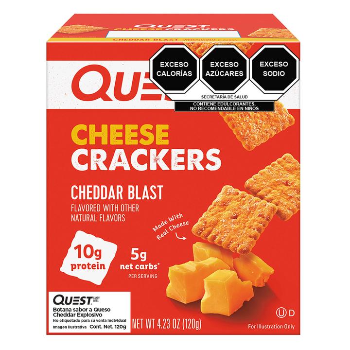Quest Crackers Sabor Cheddar - Cj On 4 30gr 30 Gr