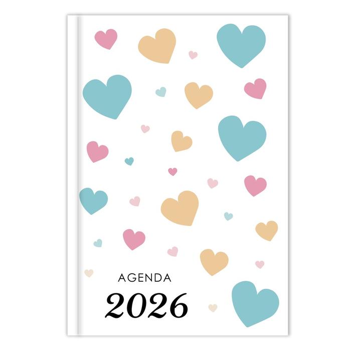 Agenda Corazones 2026 1 Pz