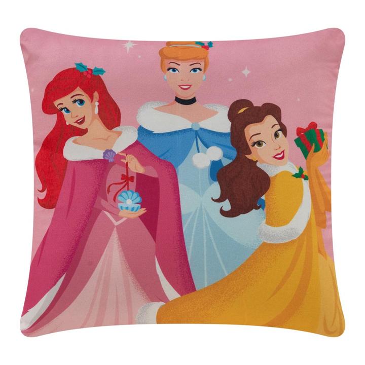 Cojin Princesas Rosa 45x45 1 Pz