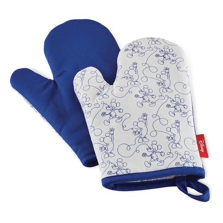 Par De Guantes Para Horno Bon Voyage Home Azul Y 1 Pz