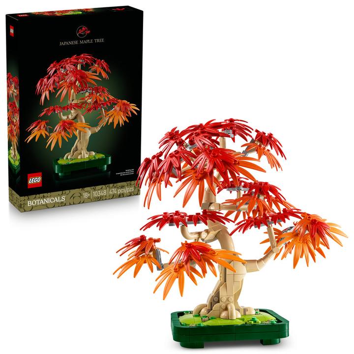 Decoración Lego Botanicals Bonsái De Arce Rojo Japonés