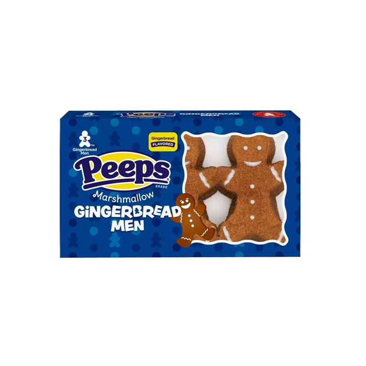 Malvaviscos Peeps Hombre De Jengibre Sabor Gingerbread Con 3 Pz