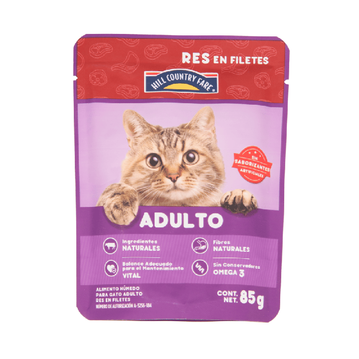Alimento Humedo Gato Adulto Res 85 Gr