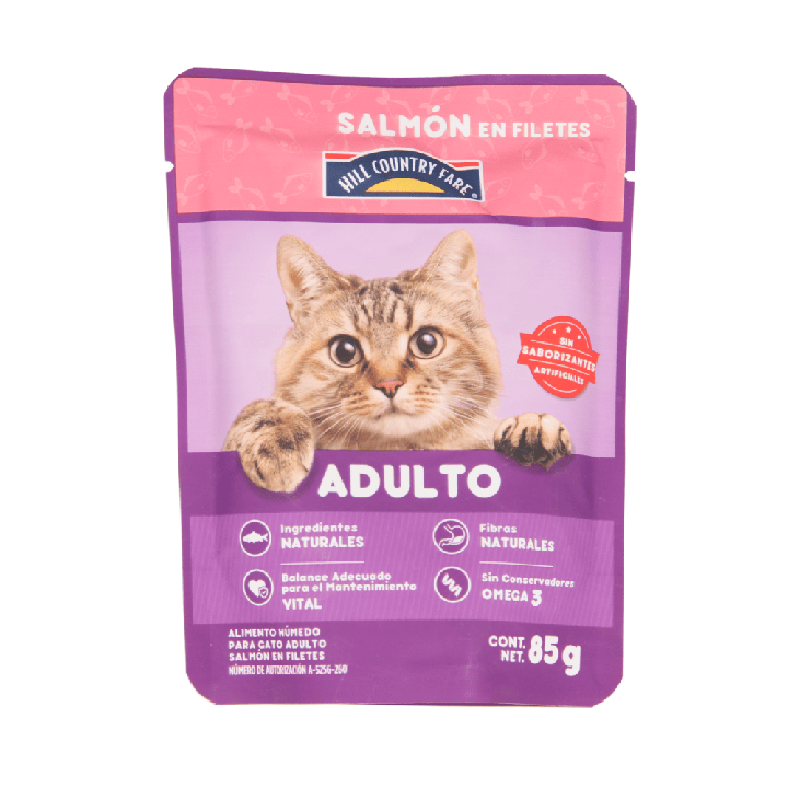 Alimento Humedo Gato Adulto Salmón 85 Gr