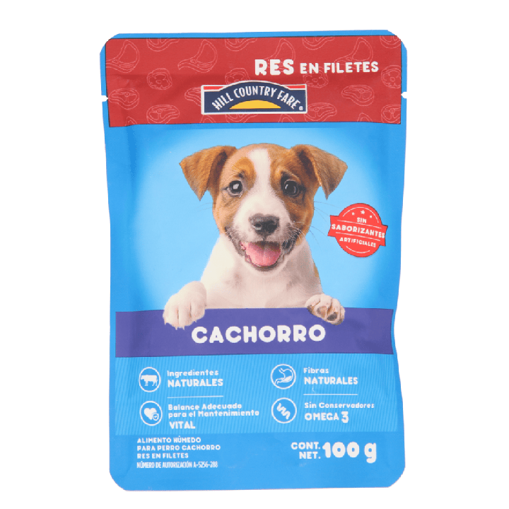 Alimento Humedo Perro Cachorro Res 100 Gr