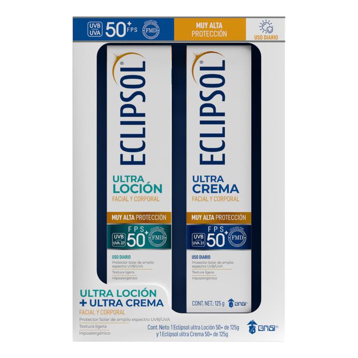 Eclipsol Ultra Pack Loción Crema Fps50+ 125 Ml