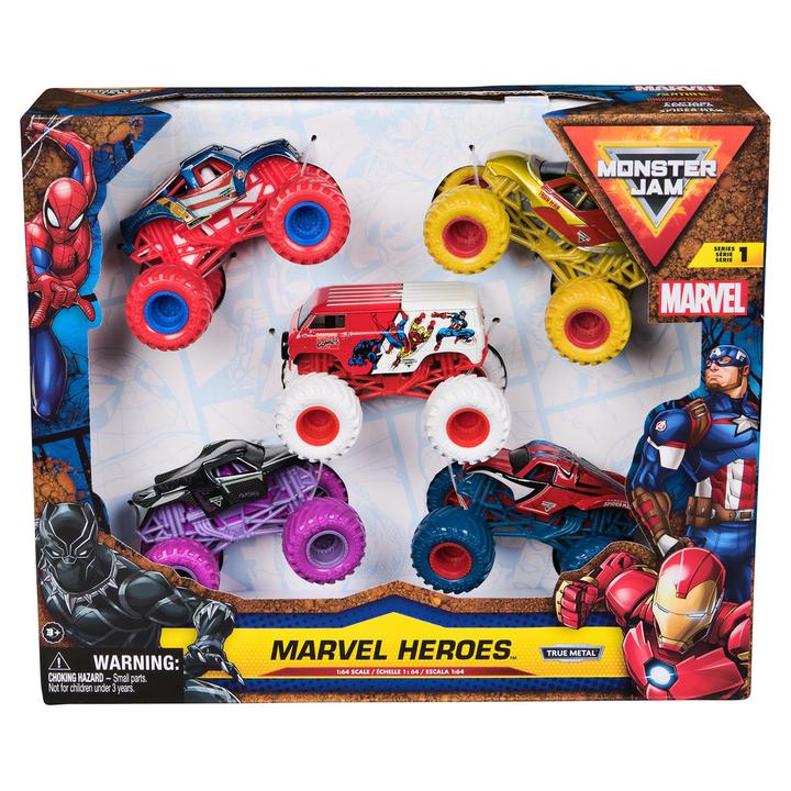 1:64 5 Pk Personajes Marvel 1 Pz