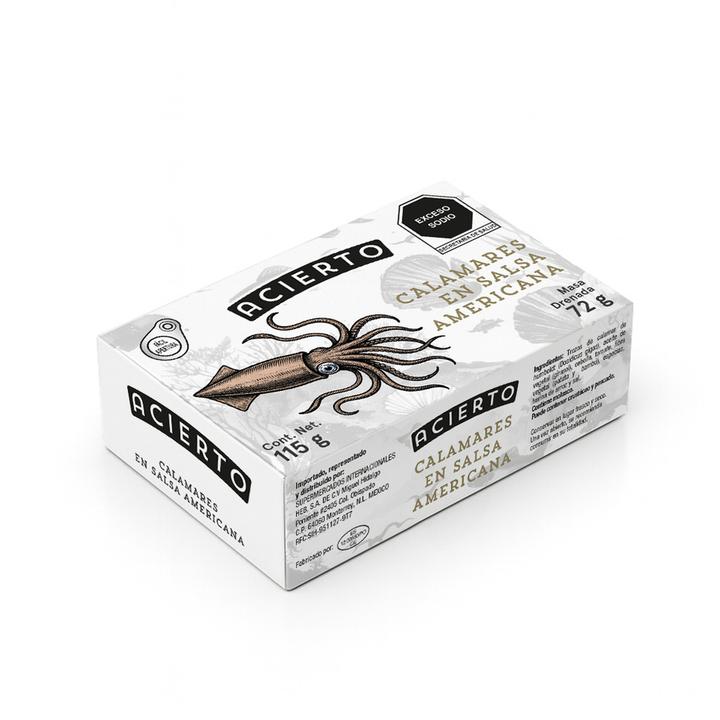 Calamares Trozos En Salsa Americana 115 G 115 Gr