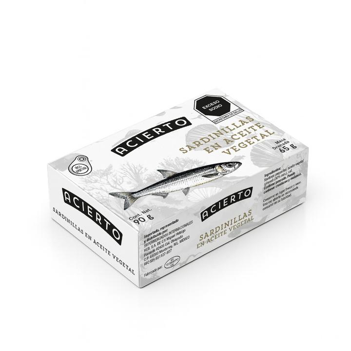 Sardinillas En Aceite Vegetal 90 G 90 Gr