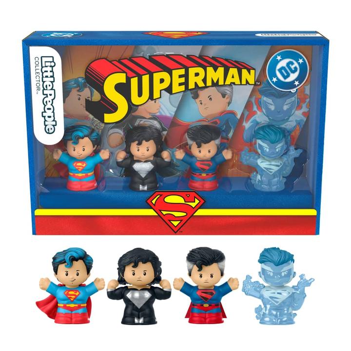 Figura De Juguete Mattel Little People Collector Set De Superman