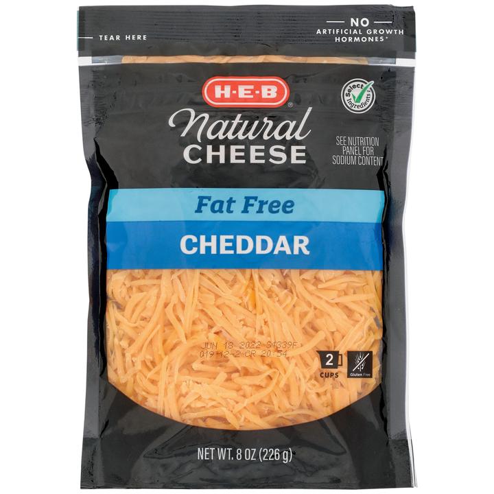 Heb Queso Cheddar Fat Free 226 G