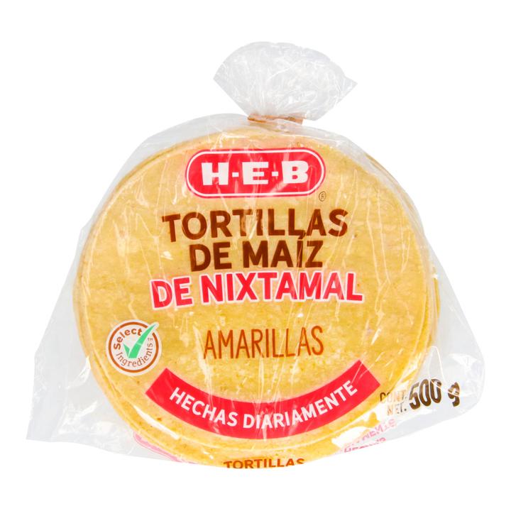 Heb Tortillas De Maíz Amarilla 500 G