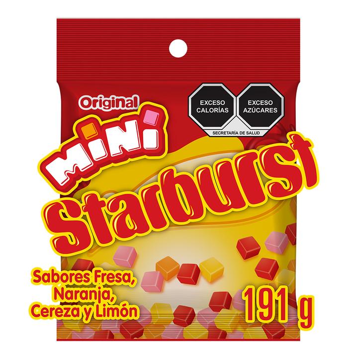 Caramelo Suave Starburst Starburst Mini Ori 199g 199 Gr