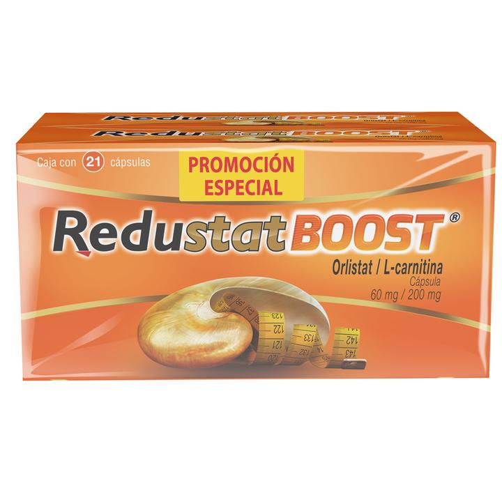 Redustat Boost Orlistat 60 Mg L-Carnitina 200 Mg Con 42 Cápsulas