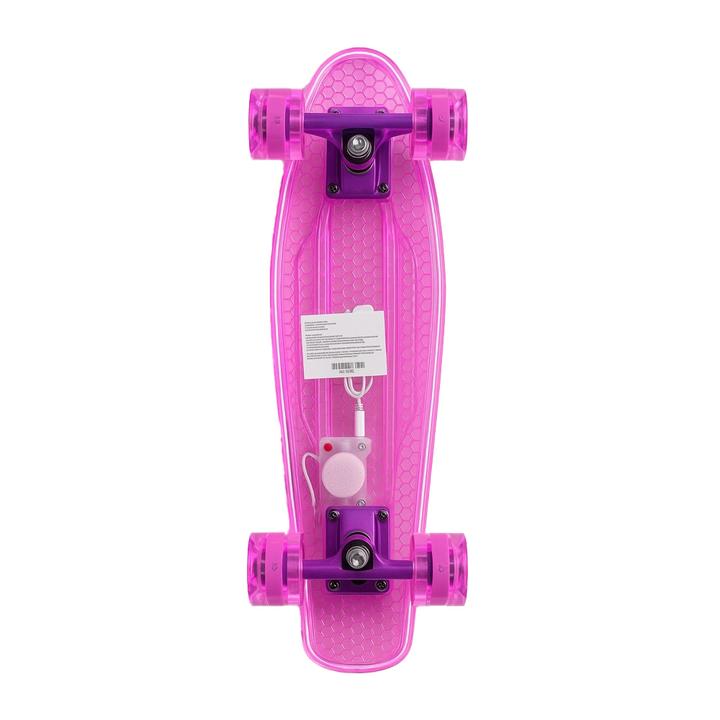 Patineta Transparente Con Luz Soporte Hasta 70 Kg