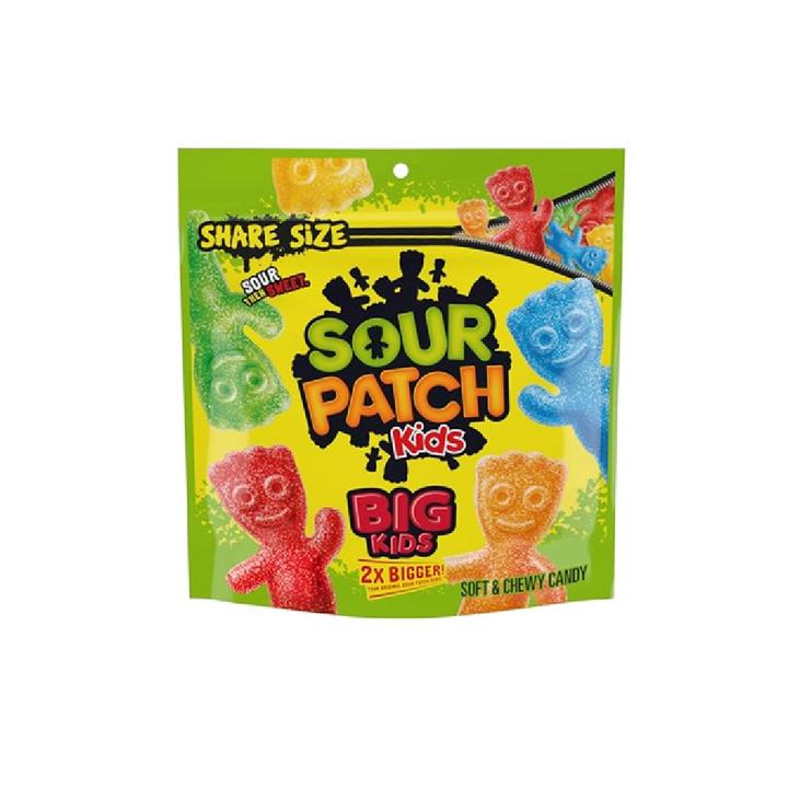 Dulce Suave Agridulce 340gr Sour Patch Big Kids 340 Pz