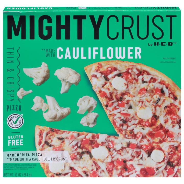 Heb Pizza De Coliflor Margarita 284 G