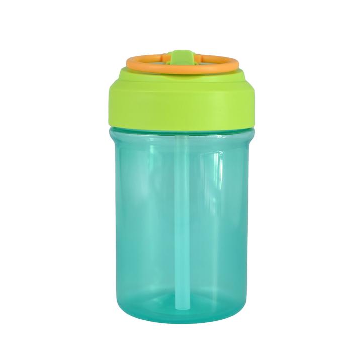 Botella Con Popote Verde 540ml 1 Pz