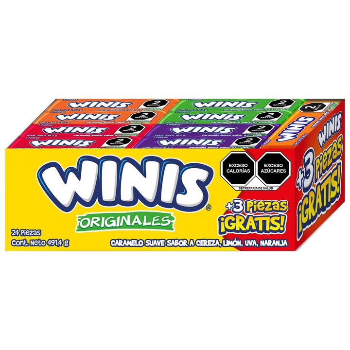 Winis Cuadreta Winis Tubo Originales 24 Pz 24 Pz