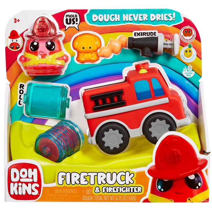 Camión Bombero Con Moldes Y Juego Creativo. 1 Pz
