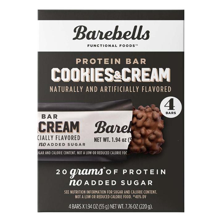 Barras De Proteina Cookies & Cream 4 Pack 4 Gr