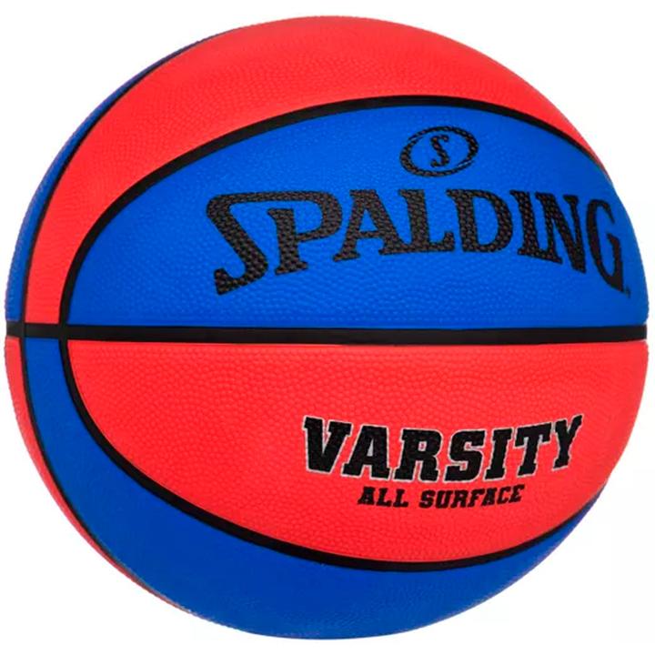 Balón De Basquetbol Spalding No.7 Color Azul Y Rojo