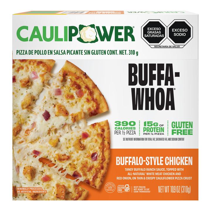 Pizza De Pollo Con Salsa Tipo Buffalo Y Base De Coliflor Sin Gluten Caulipower 310 G