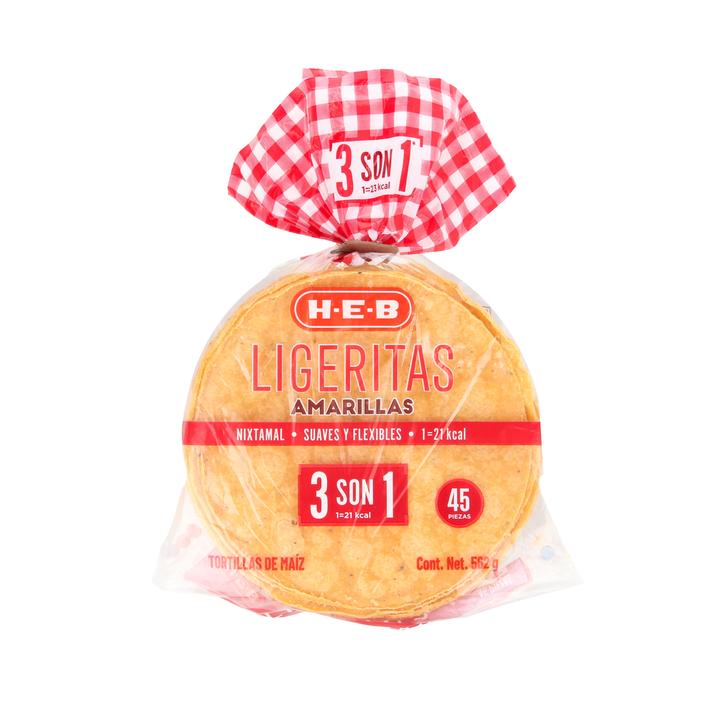 Heb Tortilla Maíz Ligeritas Amarilla 635 G