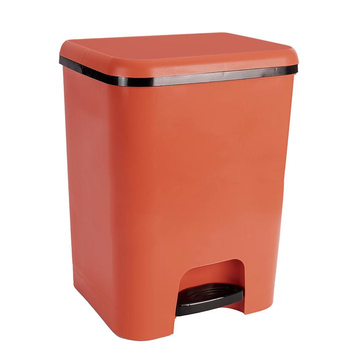 Bote De Basura Cubo Pedal Class Marrón Teja 20 L