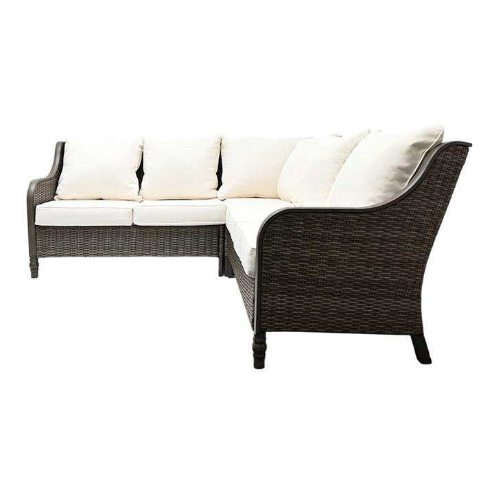 Set De Patio Outdoor Solutions Esquinero Color Blanco