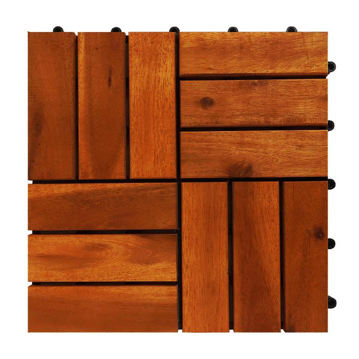 Piso Modular Acacia 30x30x2.4 Cm 1 Pz