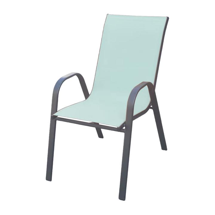 Silla Fija Textileno Azul 1 Pz