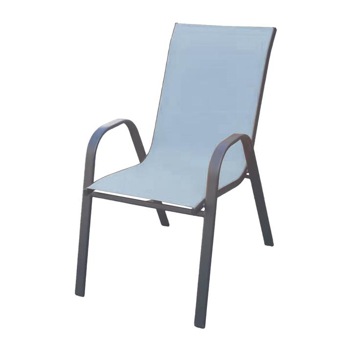 Silla Fija Textileno Gris 1 Pz