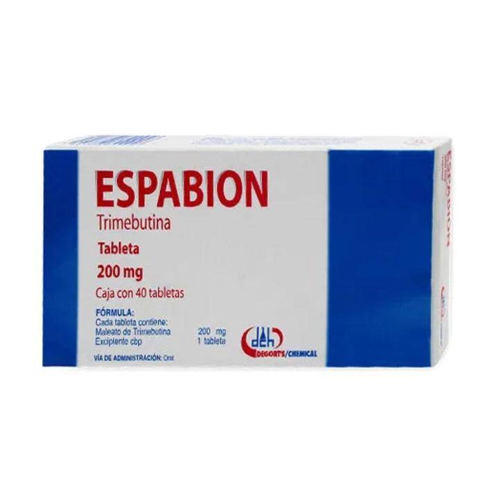 Espabion 200 Mg 40 Tab Trimebutina Gen 40 Pz