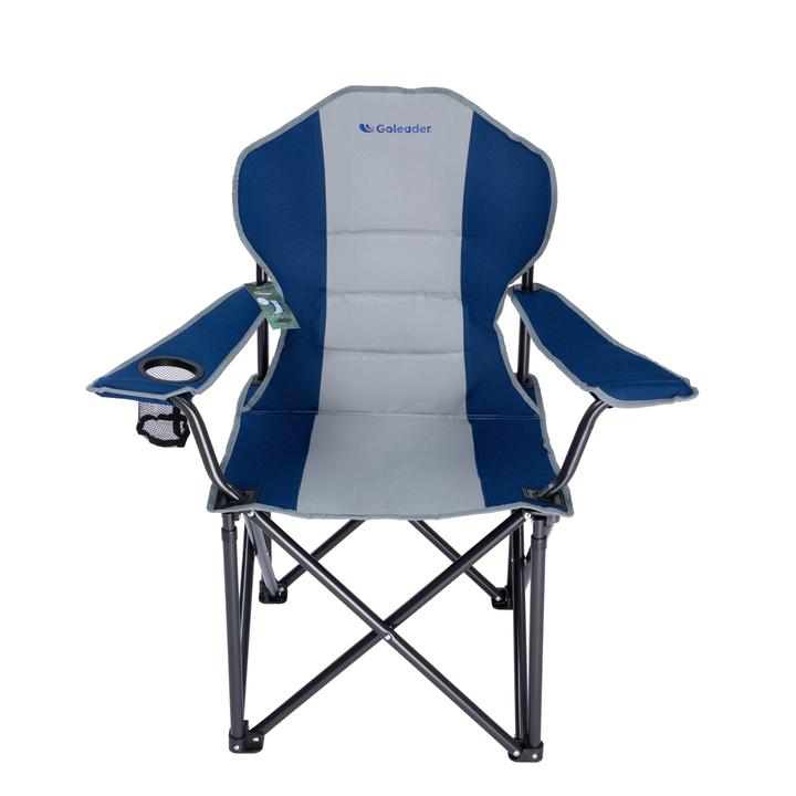 Silla Plegable Goleader De Campismo Color Azul