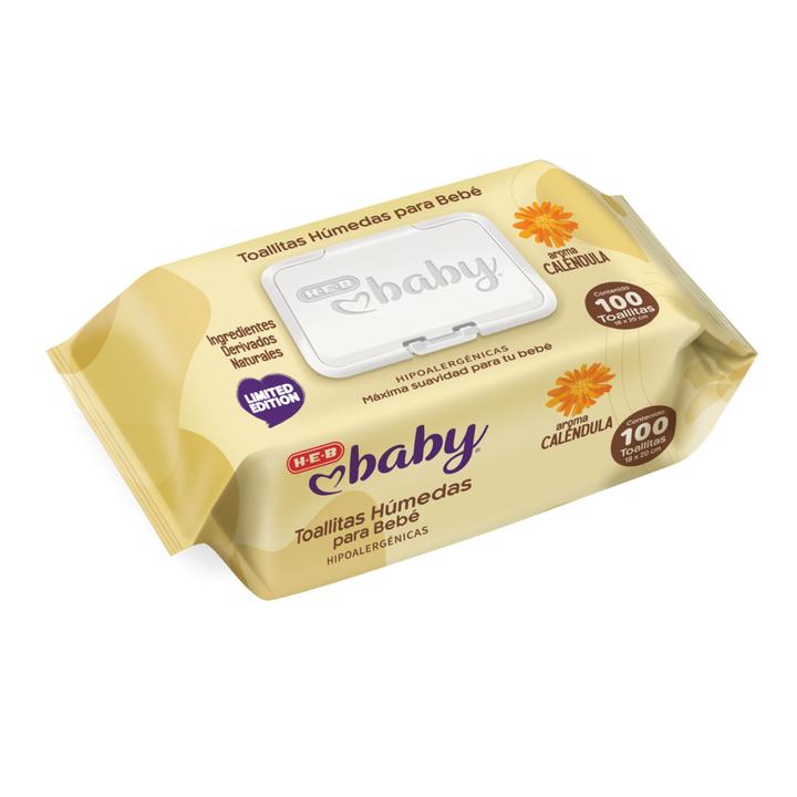 Heb Baby Toallitas Húmedas De Calendula Con 100 Pz