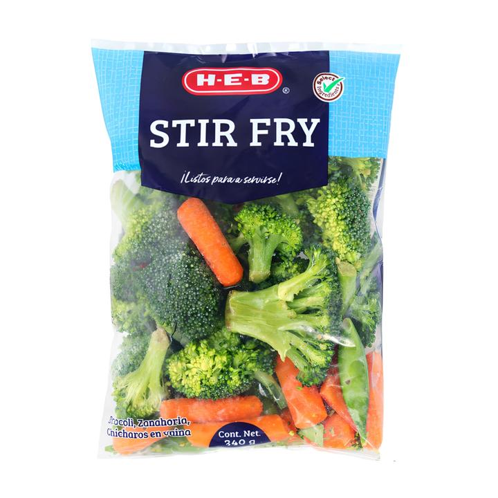 Heb Stir Fry Brócoli, Zanahoria Y Chicharos 340 G